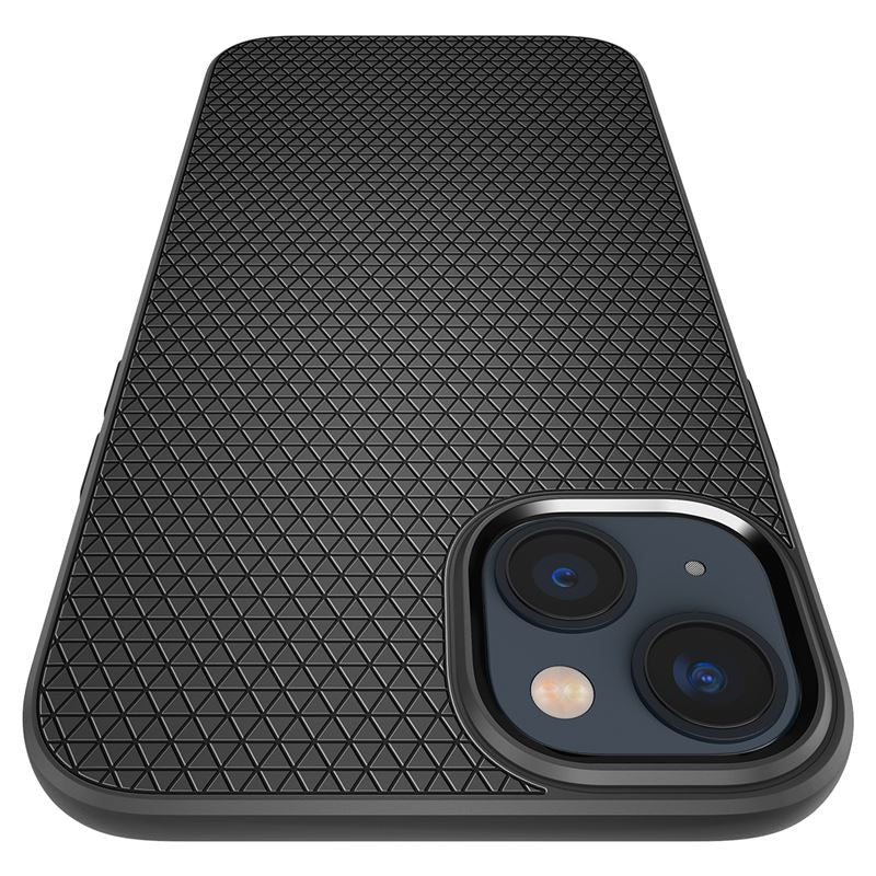 Spigen Liquid Air, matte black - iPhone 14