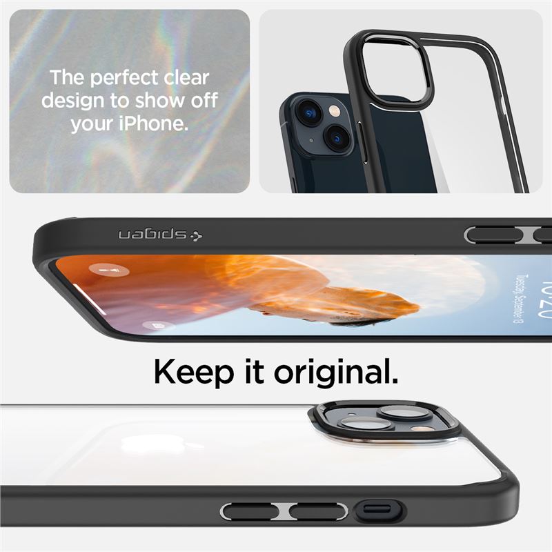 Precise cutouts offer full access to the camera, sensors and other device functions