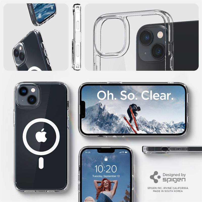 Spigen Ultra Hybrid MagSafe, white - iPhone 14