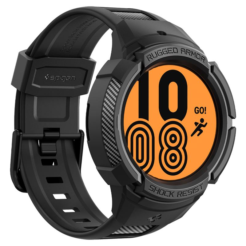 Spigen Rugged Armor Pro, black - Samsung Galaxy Watch5 Pro 45mm