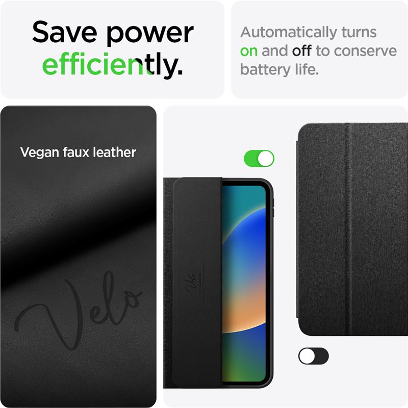 Spigen Urban Fit, black - iPad 10.9" (2022) 11" (2025)