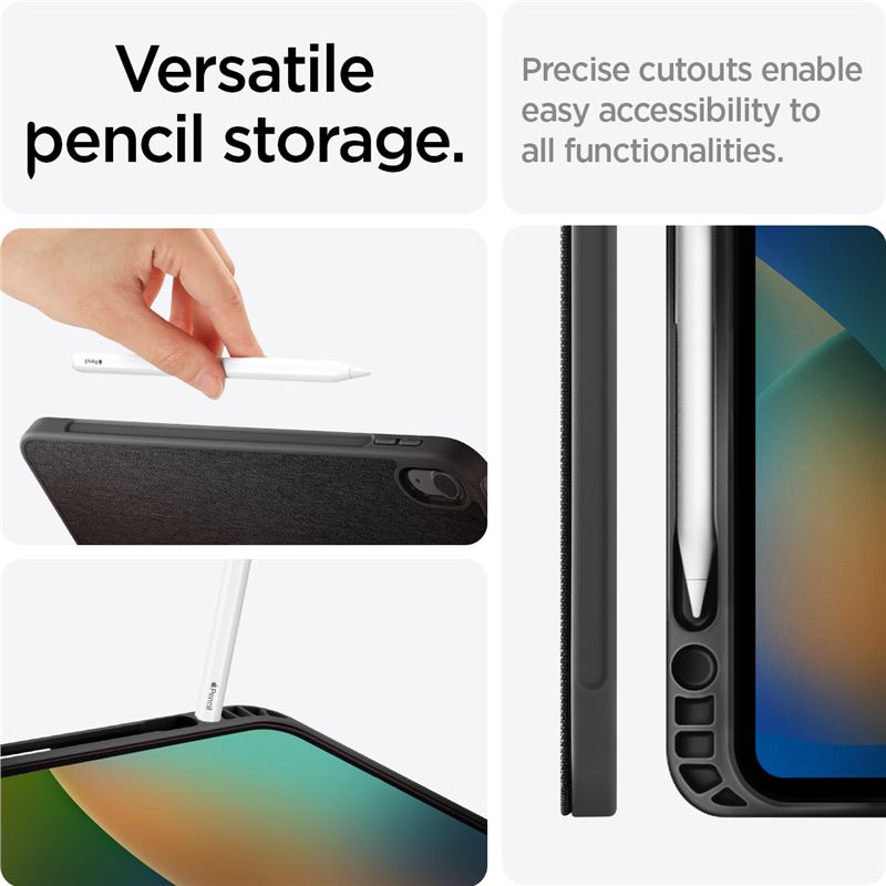 Spigen Urban Fit, black - iPad 10.9" (2022) 11" (2025)