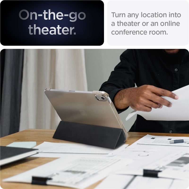 Spigen Smart Fold, black - iPad 10.9" (2022) 11" (2025)