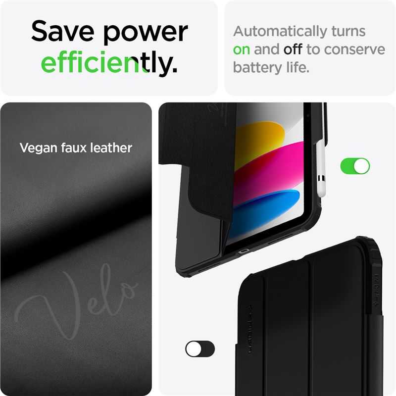 Spigen Ultra Hybrid Pro, black - iPad 10.9" (2022) 11" (2025)