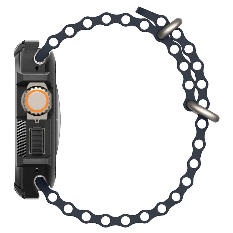 Spigen Rugged Armor, black - Apple Watch Ultra 4/3/2/1 49mm