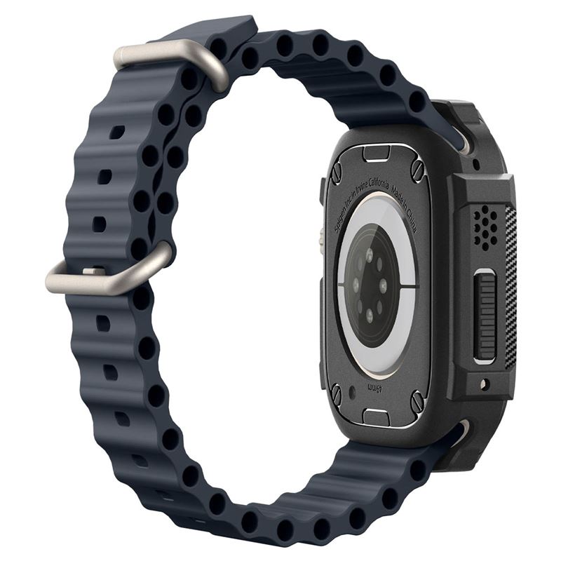 Spigen Rugged Armor, black - Apple Watch Ultra 4/3/2/1 49mm