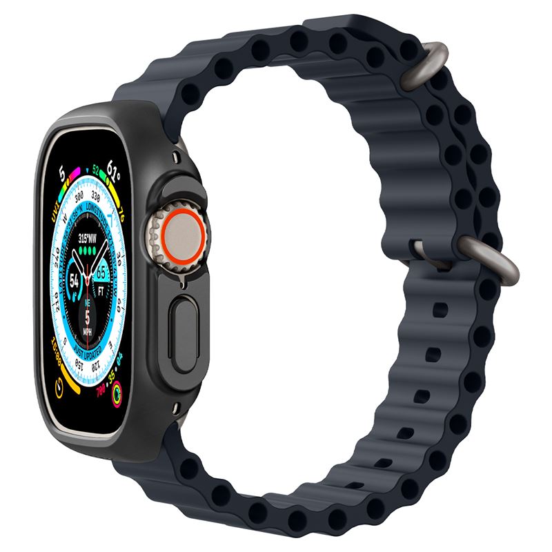 Spigen Thin Fit, čierny – Apple Watch Ultra 3/2/1