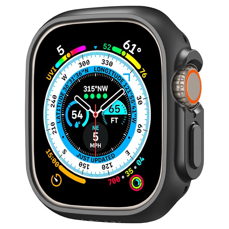 Spigen Thin Fit, čierny – Apple Watch Ultra 3/2/1