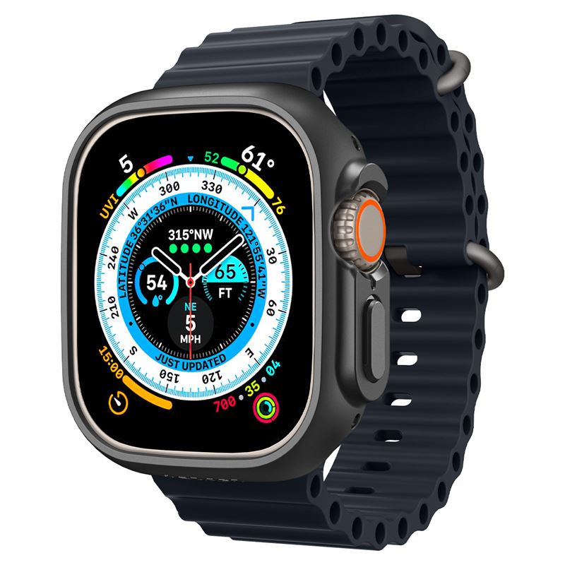 Spigen Thin Fit, čierny – Apple Watch Ultra 3/2/1