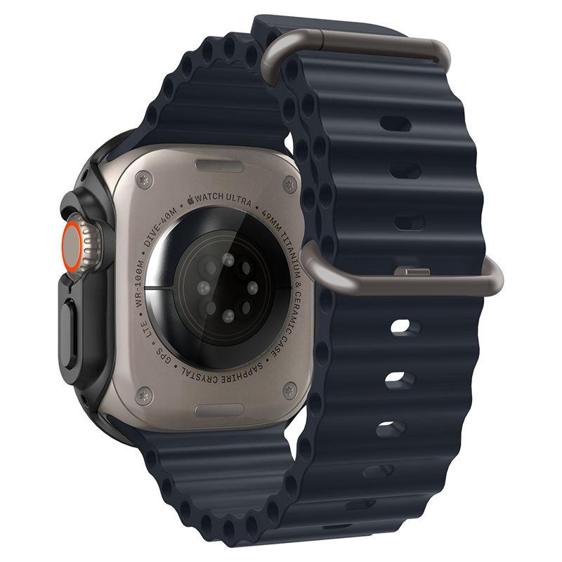 Spigen Thin Fit, čierny – Apple Watch Ultra 3/2/1