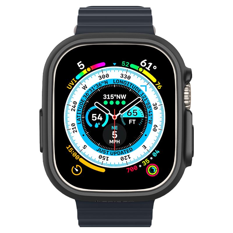 Spigen Thin Fit, čierny – Apple Watch Ultra 3/2/1