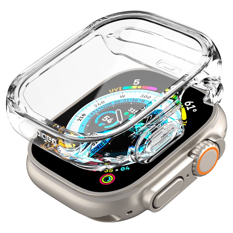 Spigen Ultra Hybrid, clear - Apple Watch Ultra 3/2/1