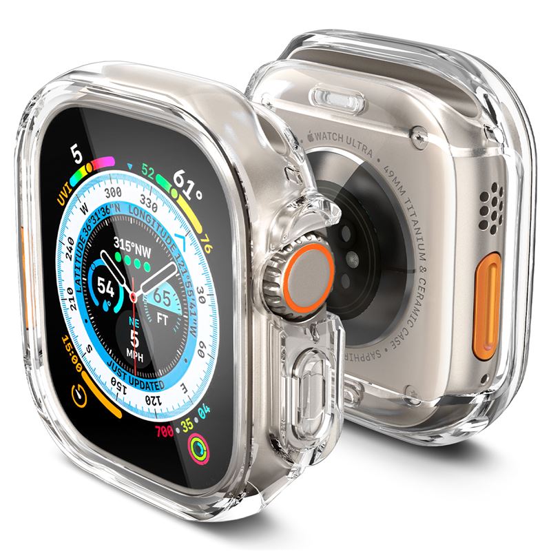 Spigen Ultra Hybrid, clear - Apple Watch Ultra 3/2/1