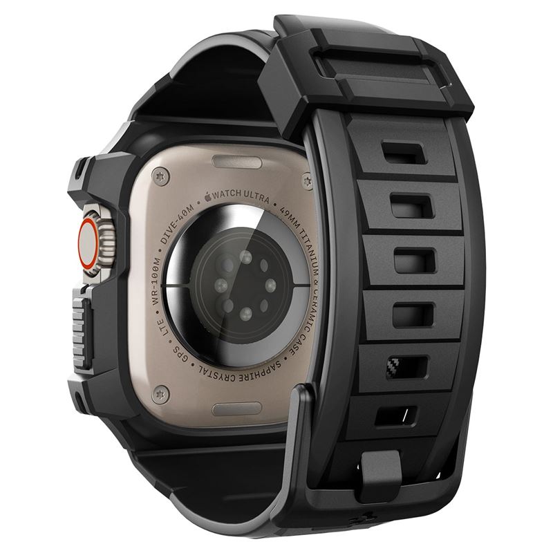 Spigen Rugged Armor Pro, black - Apple Watch Ultra 4/3/2/1 49mm