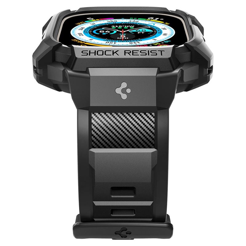 Spigen Rugged Armor Pro, black - Apple Watch Ultra 4/3/2/1 49mm