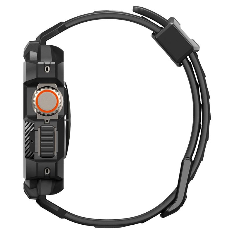 Spigen Rugged Armor Pro, black - Apple Watch Ultra 4/3/2/1 49mm