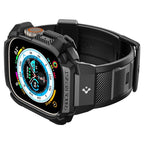 Spigen Rugged Armor Pro, black - Apple Watch Ultra 4/3/2/1 49mm