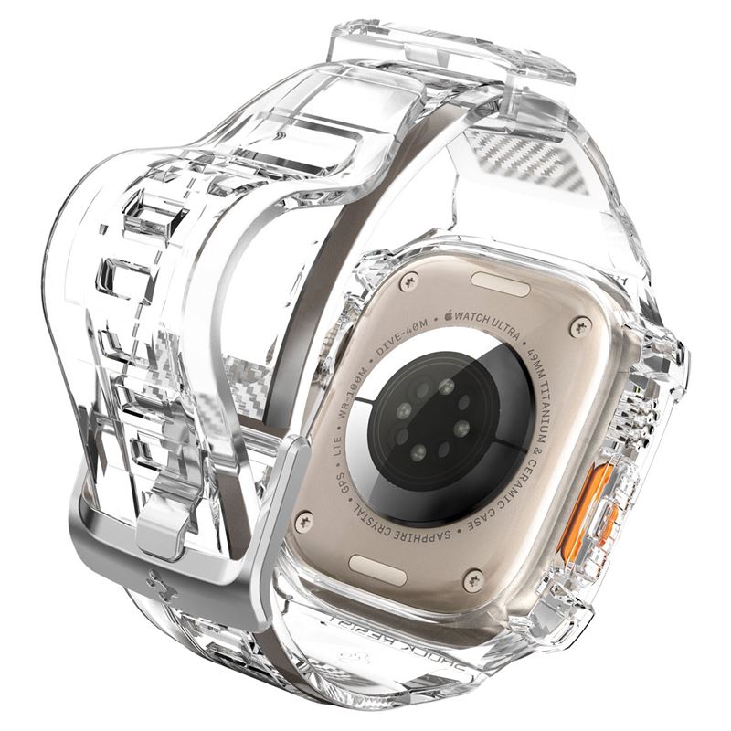 Spigen Rugged Armor Pro, crystal clear - Apple Watch Ultra 4/3/2/1 49mm