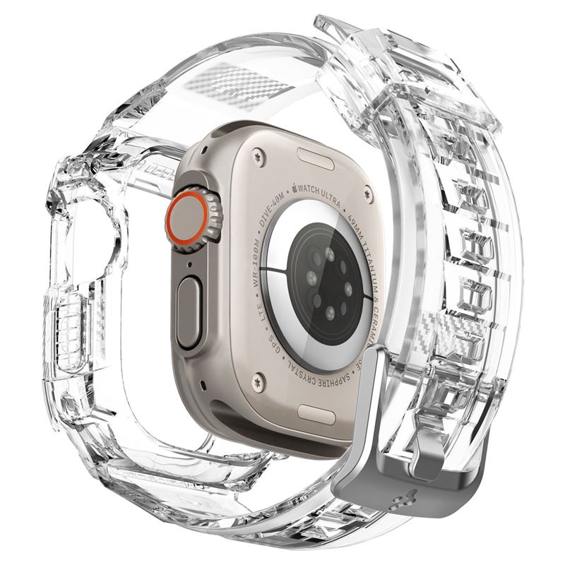 Spigen Rugged Armor Pro, crystal clear - Apple Watch Ultra 4/3/2/1 49mm
