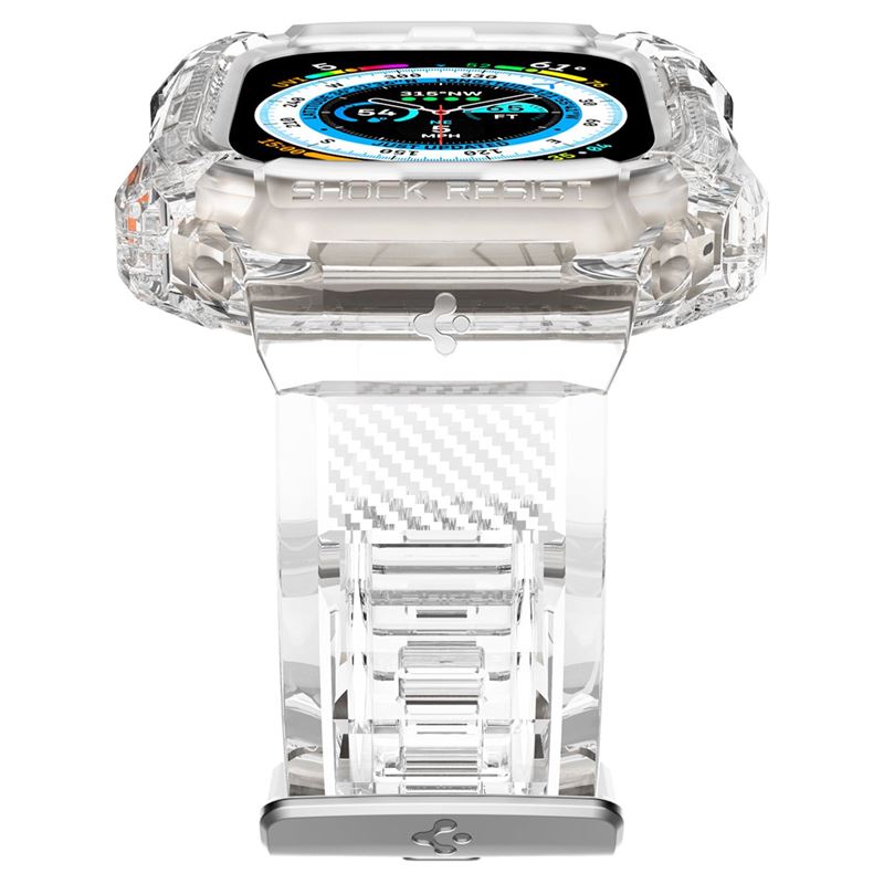Spigen Rugged Armor Pro, crystal clear - Apple Watch Ultra 4/3/2/1 49mm