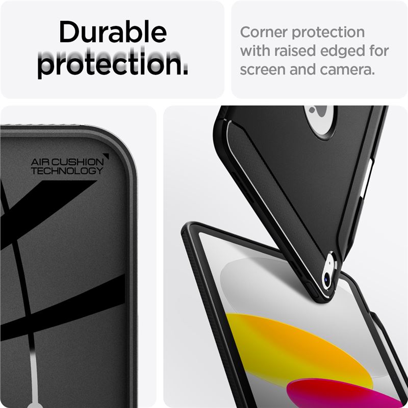Spigen Rugged Armor, black - iPad 10.9" (2022) 11" (2025)