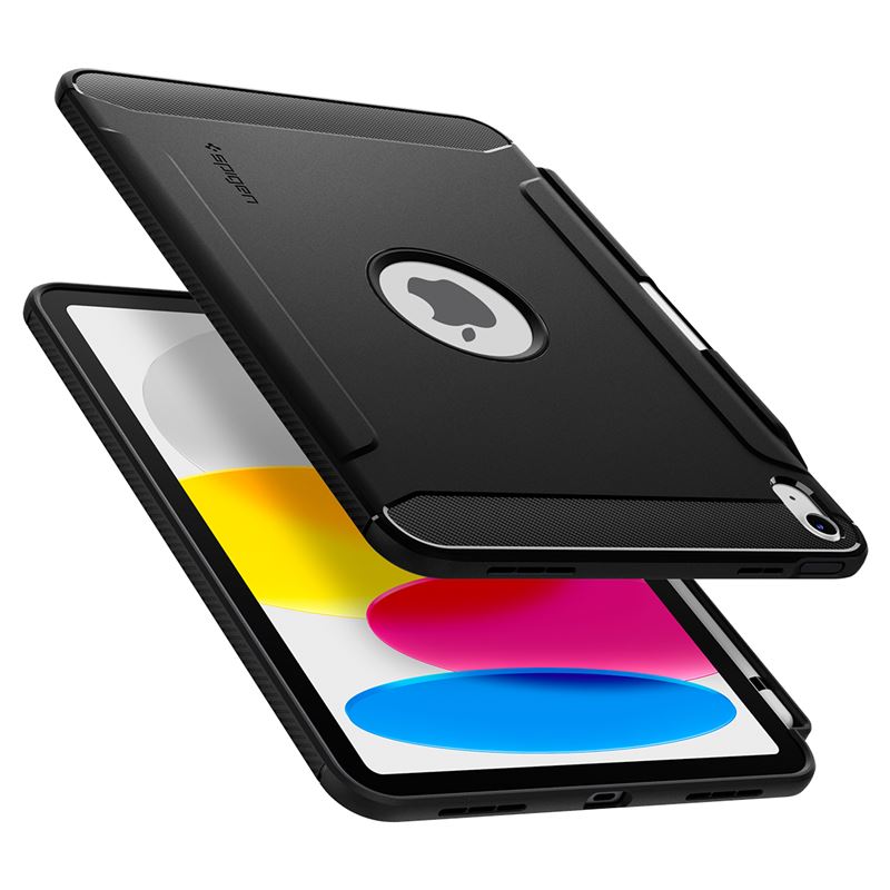 Spigen Rugged Armor, black - iPad 10.9" (2022) 11" (2025)