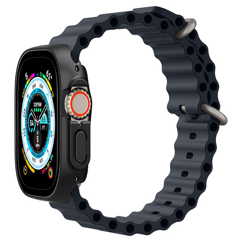 Spigen Thin Fit 360, čierna - Apple Watch Ultra 3/2/1