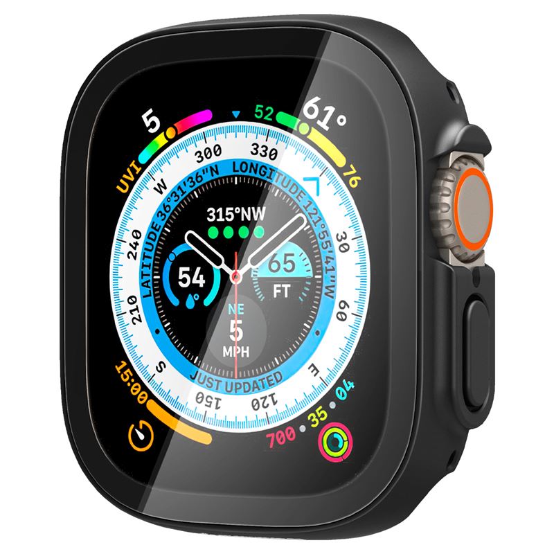 Spigen Thin Fit 360, čierna - Apple Watch Ultra 3/2/1