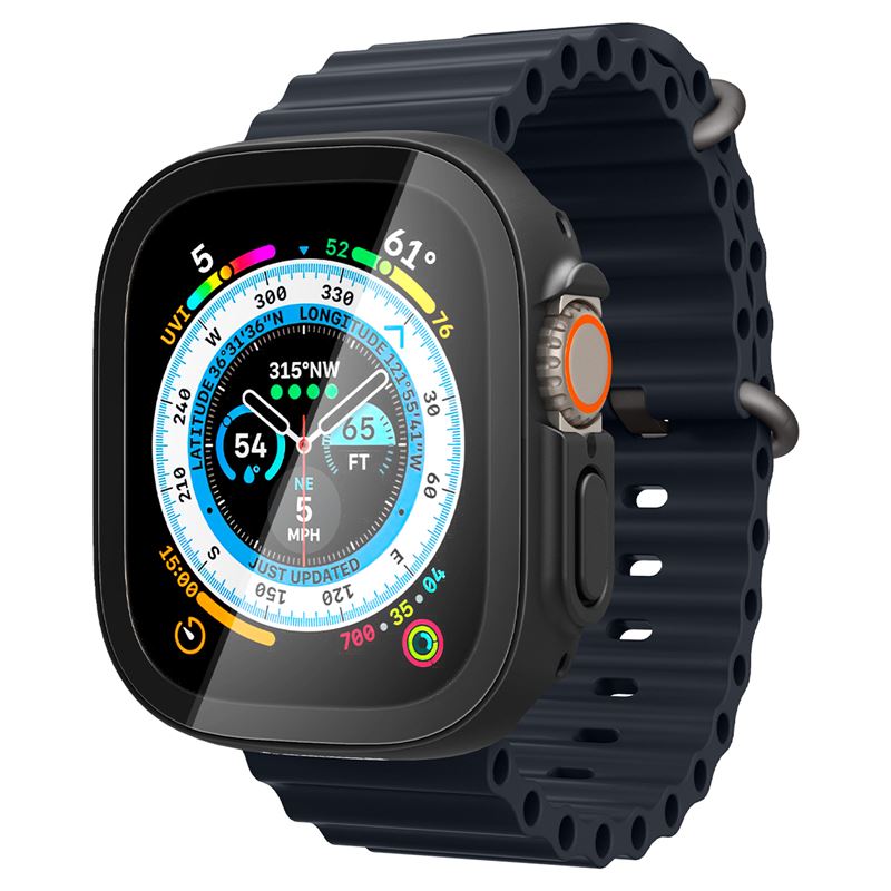 Spigen Thin Fit 360, čierna - Apple Watch Ultra 3/2/1