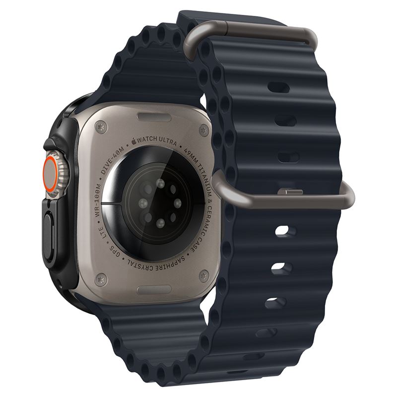 Spigen Thin Fit 360, čierna - Apple Watch Ultra 3/2/1