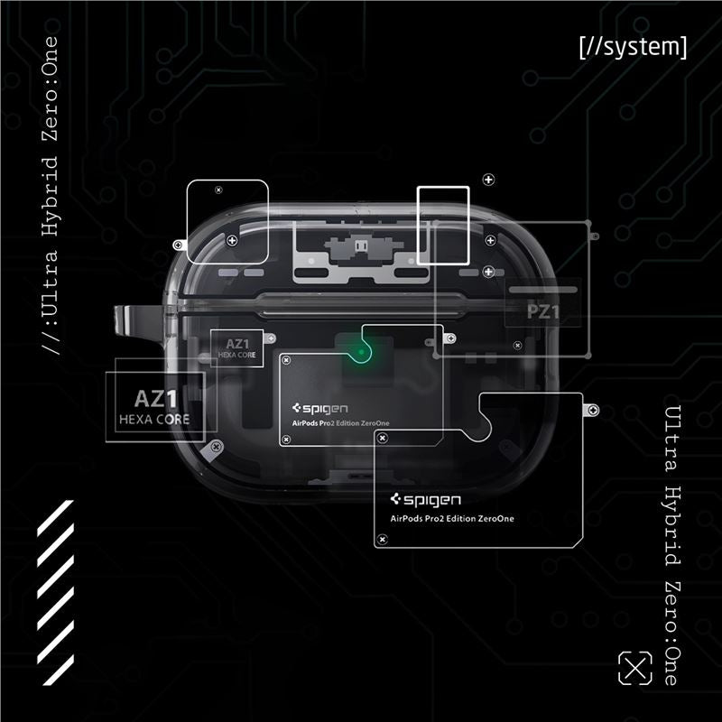 Spigen Ultra Hybrid, zero one - Apple AirPods Pro 2