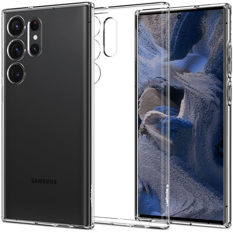 Spigen Liquid Crystal, číry - Samsung Galaxy S23 Ultra