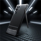 Spigen Rugged Armor, black - Samsung Galaxy S23 Ultra