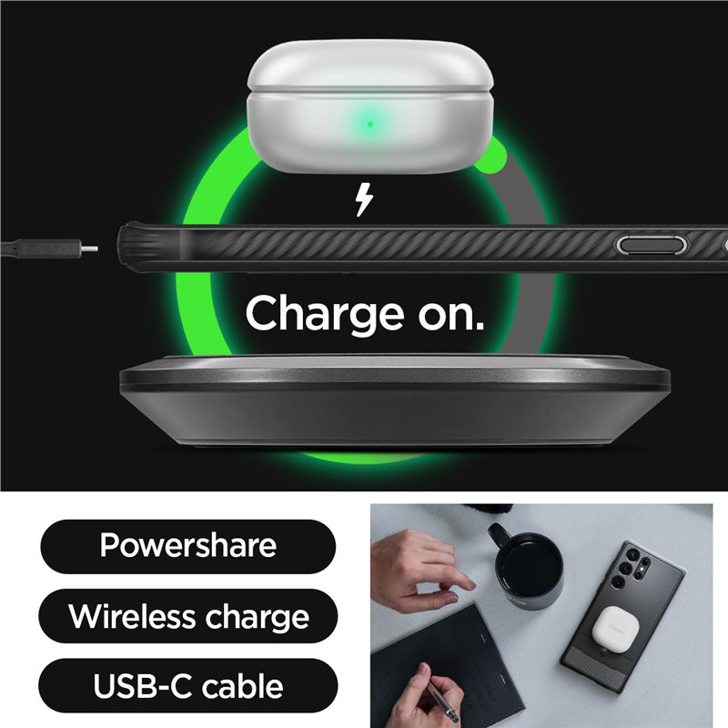 Spigen Rugged Armor, black - Samsung Galaxy S23 Ultra