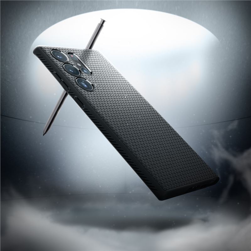 Spigen Liquid Air, čierna - Samsung Galaxy S23 Ultra