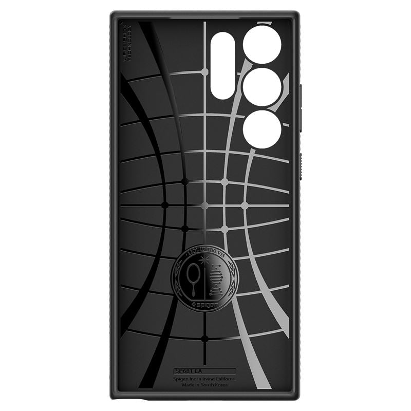 Spigen Liquid Air, čierna - Samsung Galaxy S23 Ultra