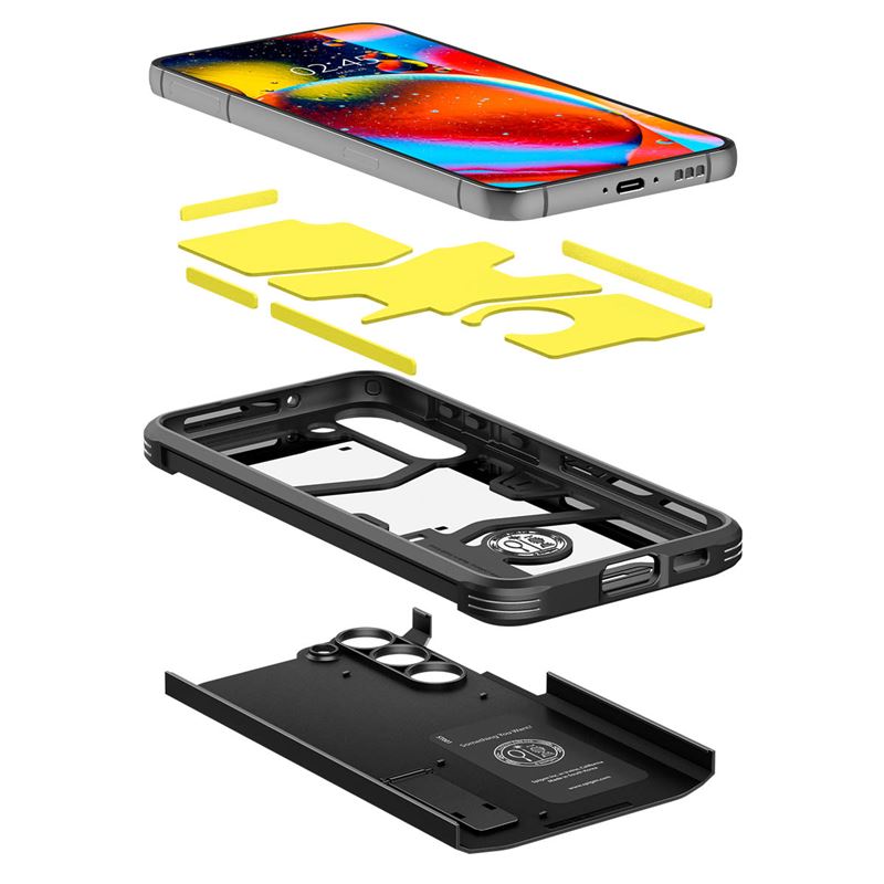 Spigen Tough Armor, čierny - Samsung Galaxy S23+