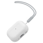 Spigen Case Silicone Fit White + remienok Gray - AirPods Pro (2. generácia)