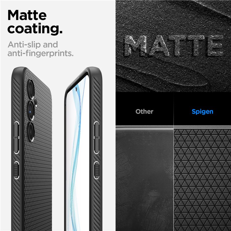 Spigen Liquid Air, čierny - Samsung Galaxy A54 5G