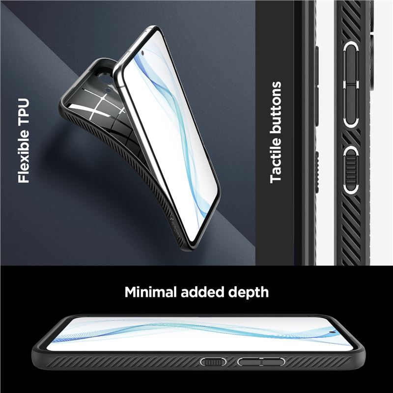 Spigen Liquid Air, čierny - Samsung Galaxy A54 5G
