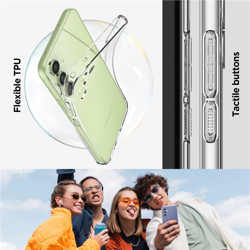Spigen Liquid Crystal, číry - Samsung Galaxy A54 5G