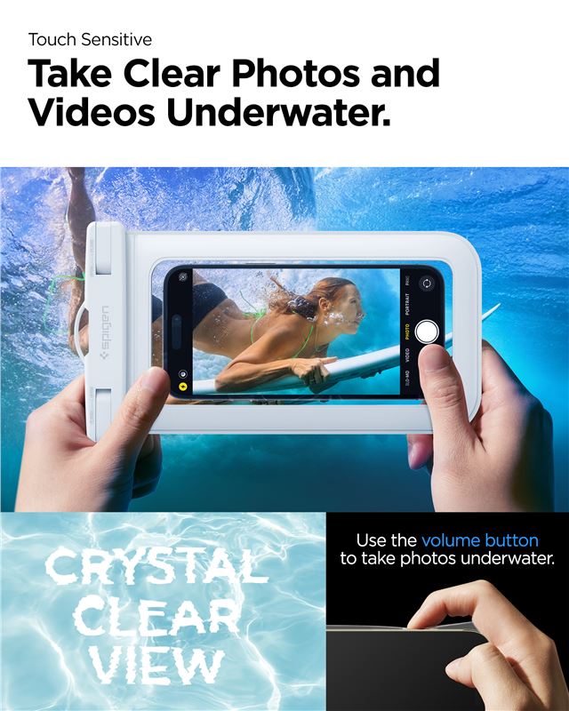 Spigen Aqua Shield Waterproof Case A601 2 Pack, white