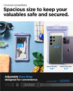 Spigen Aqua Shield Waterproof Floating Case A610 2 Pack, aqua blue