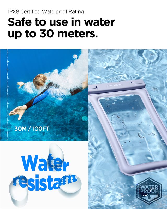 User-friendly locks that snap firmly shut to prevent water ingress