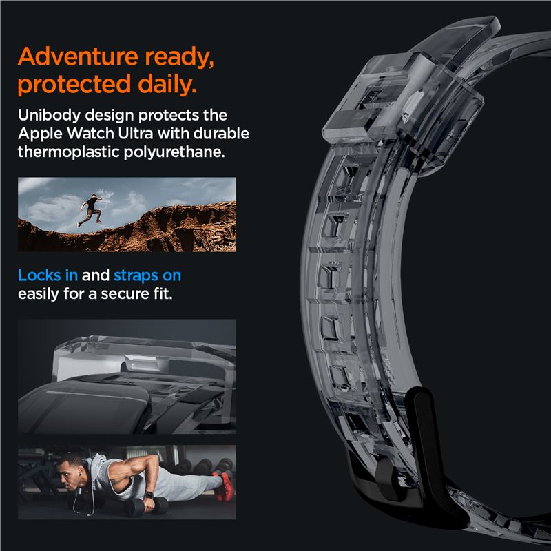 Spigen Rugged Armor Pro, space crystal - Apple Watch Ultra 3/2/1