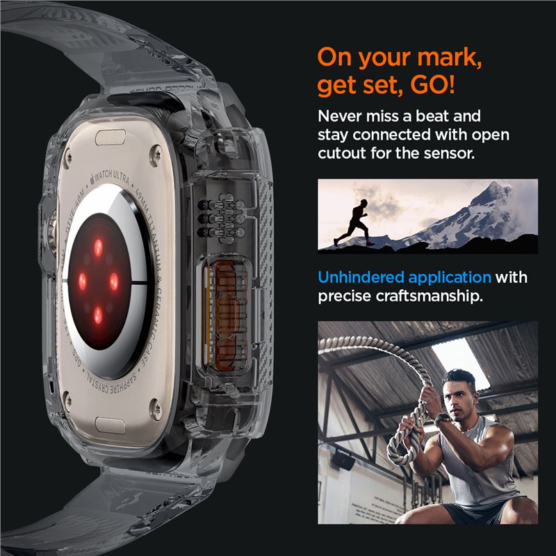 Spigen Rugged Armor Pro, space crystal - Apple Watch Ultra 3/2/1