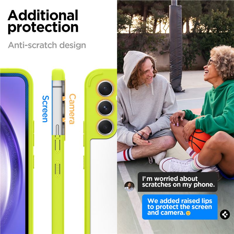 Spigen Ultra Hybrid, lime - Samsung Galaxy A54 5G