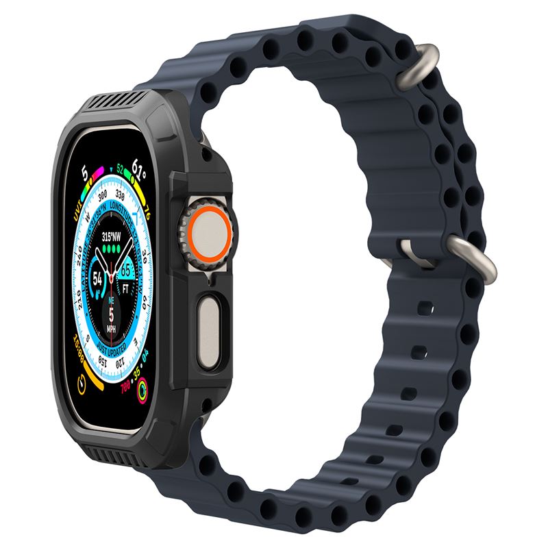 Spigen Lock Fit, čierny - Apple Watch Ultra 3/2/1