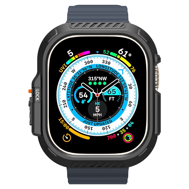 Spigen Lock Fit, čierny - Apple Watch Ultra 3/2/1