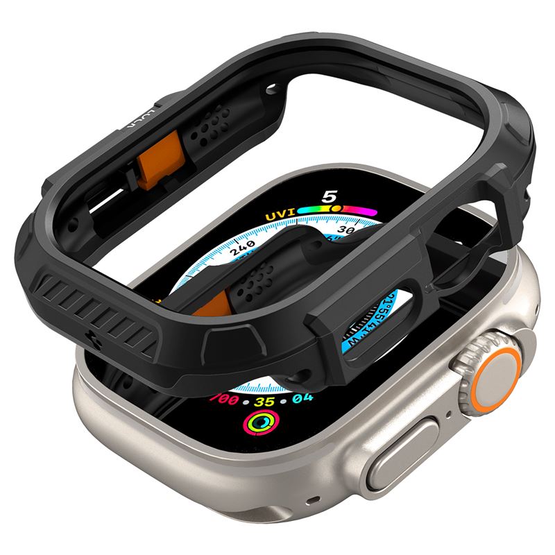 Spigen Lock Fit, čierny - Apple Watch Ultra 3/2/1